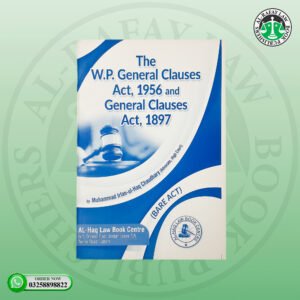 The WP General Clauses ACT, 1956 and General Clauses Act, 1897