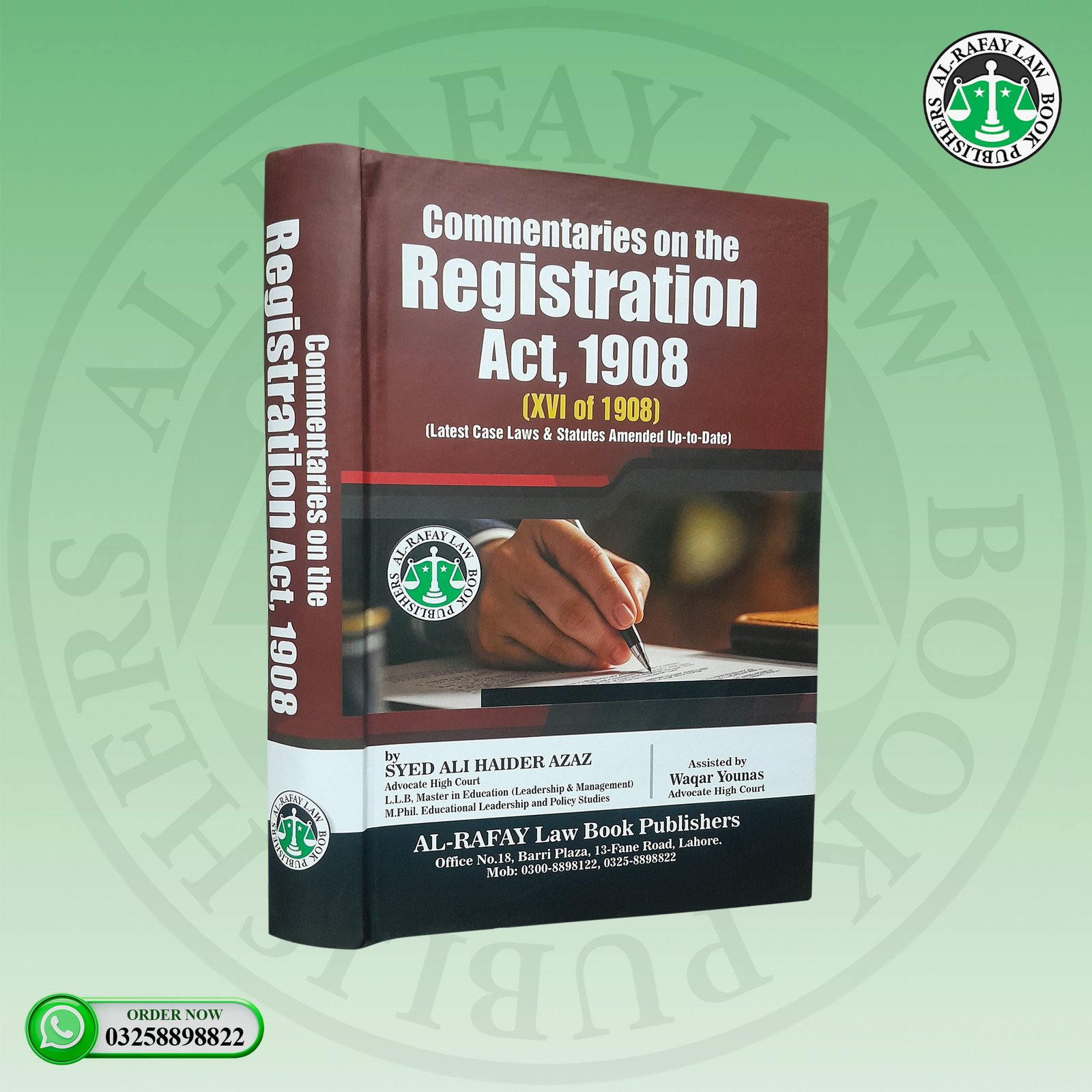 Commentaries on the Registration Act, 1908